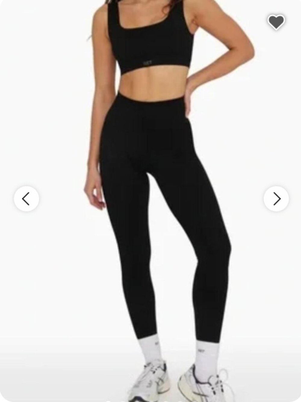 SET Active Black Onyx Sculpt Flex Leggings Medium